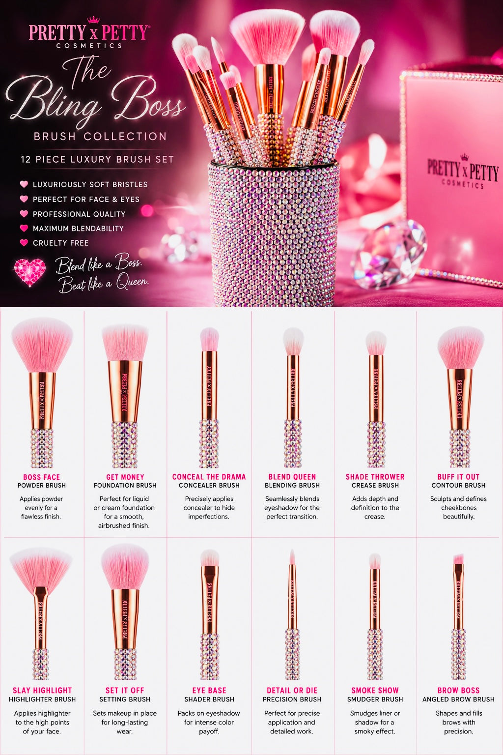 THE BLING BO$$ BRUSH COLLECTION